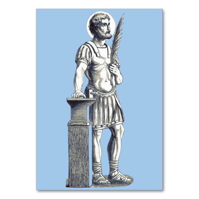 Saint Adrian Herculian Guard Table Number (Front)