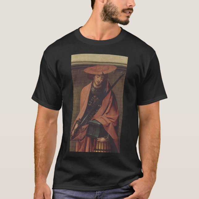 Saint Adrian of Nicomedia Martyr’s Resolve Art T-Shirt (Front)