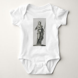 Saint Agatha of Sicily Baby Bodysuit