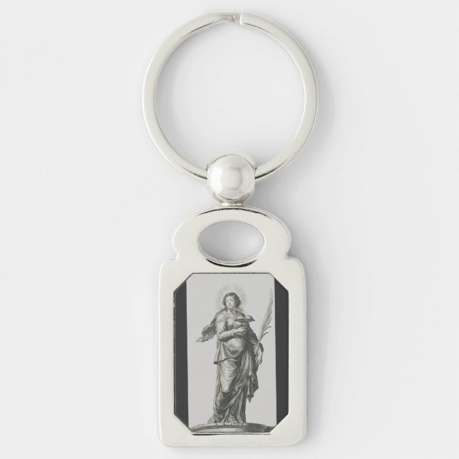 Saint Agatha of Sicily Key Ring (Front)