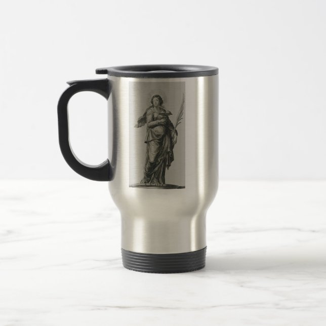 Saint Agatha of Sicily Travel Mug (Left)