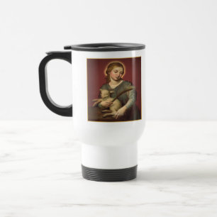 Saint Agnes of Rome Travel Mug