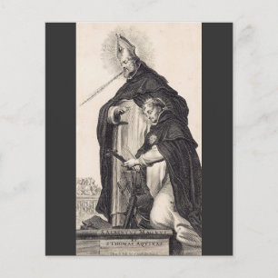 Saint Albert the Great and saint Thomas Aquinas
