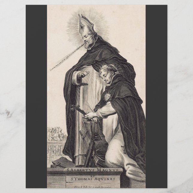 Saint Albert the Great and saint Thomas Aquinas Flyer (Front)