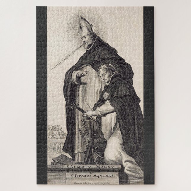 Saint Albert the Great and saint Thomas Aquinas Jigsaw Puzzle (Vertical)