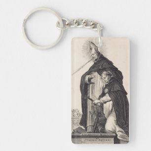 Saint Albert the Great and saint Thomas Aquinas Key Ring