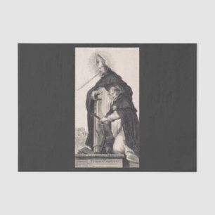 Saint Albert the Great and saint Thomas Aquinas Tissue Paper