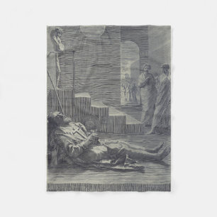 Saint Alexius of Rome Fleece Blanket