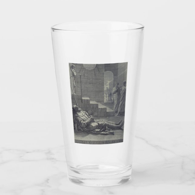Saint Alexius of Rome Sacred Humility Art Glass (Front)