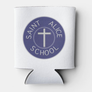 Saint Alice School Traditional Patch Can Cooler