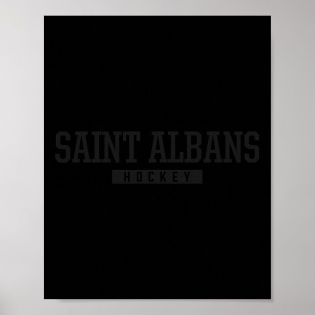 Saint Alns High School Hockey  Poster (Front)