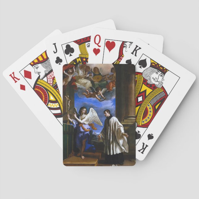 Saint Aloysius de Gonzaga Playing Cards (Back)