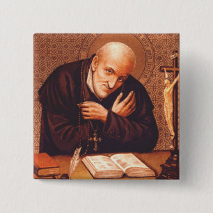 Saint Alphonsus Liguori 15 Cm Square Badge