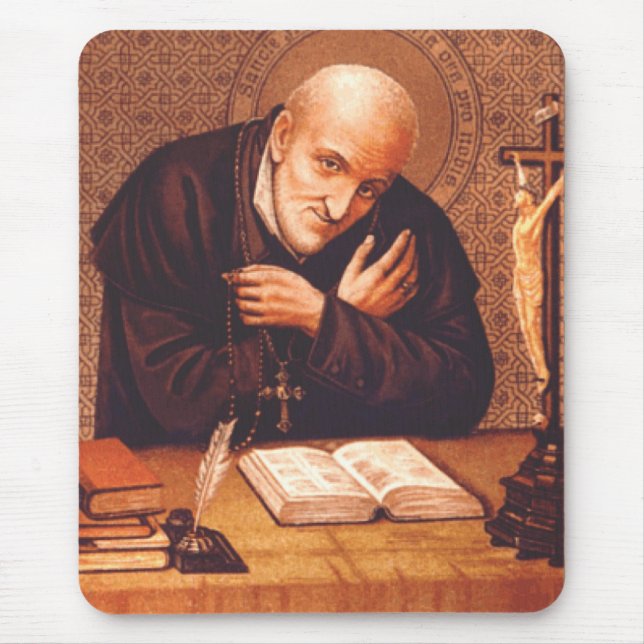 Saint Alphonsus Liguori Mouse Pad (Front)