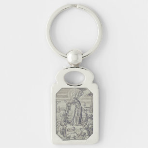 Saint Amand bishop of Tongeren-Maastricht Key Ring
