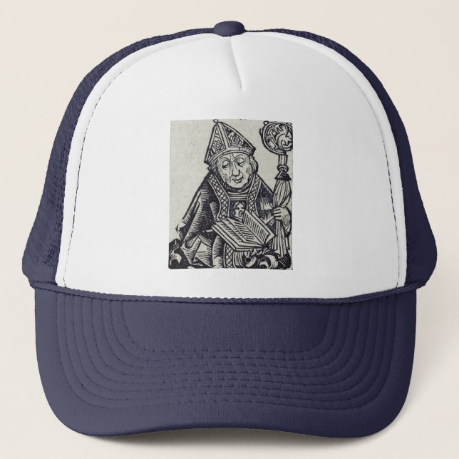 Saint Amandus catholic missionaries of Flanders Trucker Hat (Front)