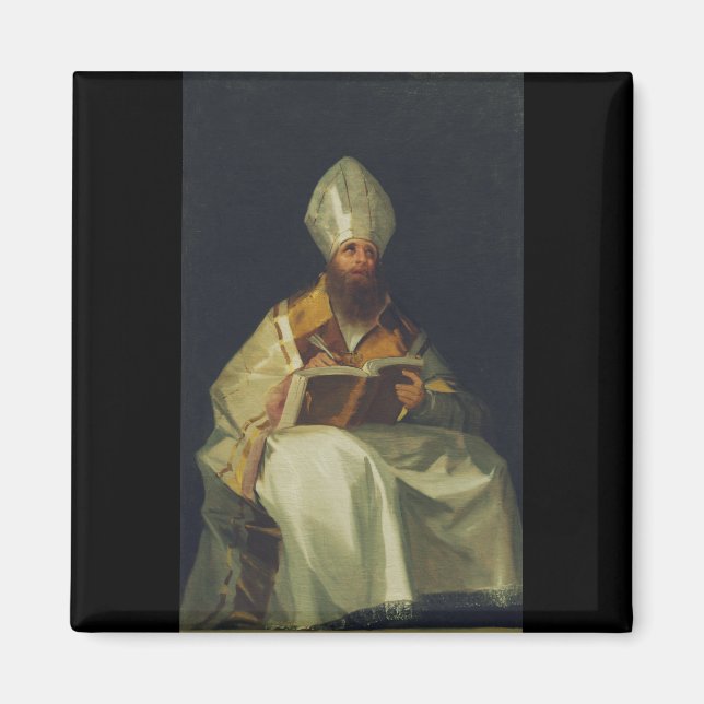 Saint Ambrose by Francisco de Goya Magnet (Front)