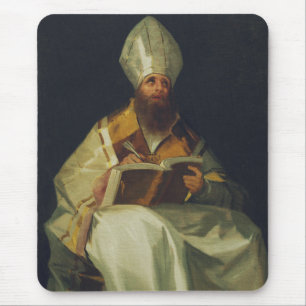 Saint Ambrose by Francisco de Goya Mouse Pad