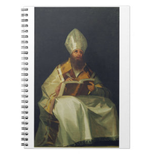 Saint Ambrose by Francisco de Goya Notebook