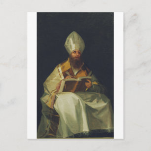 Saint Ambrose by Francisco de Goya Postcard