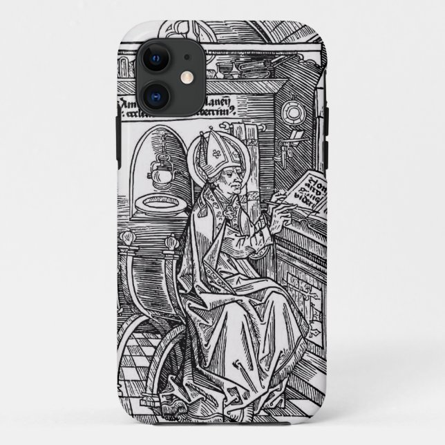 Saint Ambrose of Milan Case-Mate iPhone Case (Back)