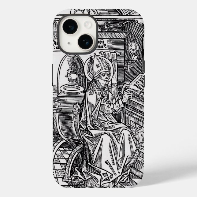 Saint Ambrose of Milan Case-Mate iPhone Case (Back)