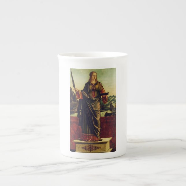 Saint Anastasia of Rome Bone China Mug (Front)