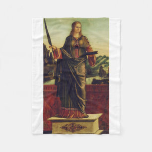 Saint Anastasia of Rome Fleece Blanket