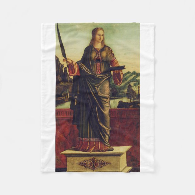 Saint Anastasia of Rome Fleece Blanket (Front)