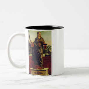 Saint Anastasia of Rome Two-Tone Coffee Mug