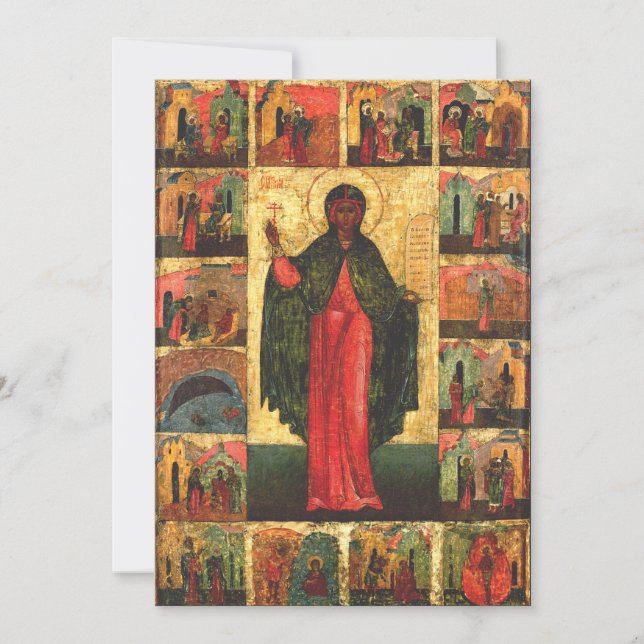 Saint Anastasia Virgin and martyr Holiday Card (Front)