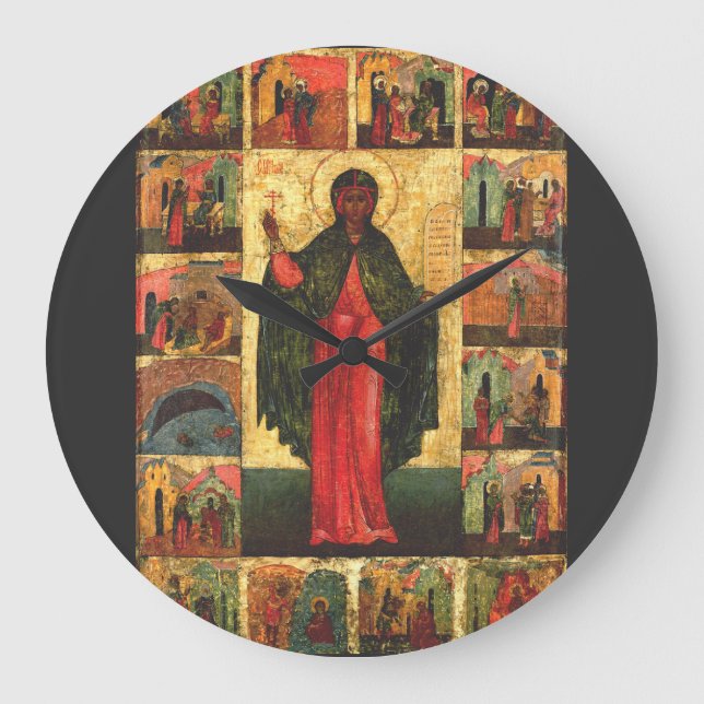 Saint Anastasia Virgin and martyr Large Clock (Front)