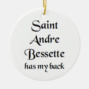 saint andre bessette Mug Ceramic Tree Decoration