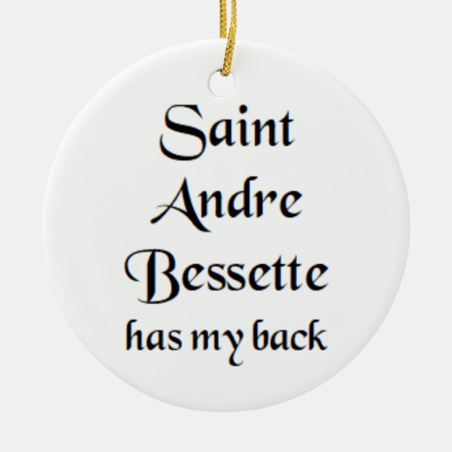 saint andre bessette Mug Ceramic Tree Decoration (Front)