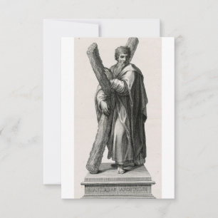 Saint Andrew Apostle Devotional Holy Card