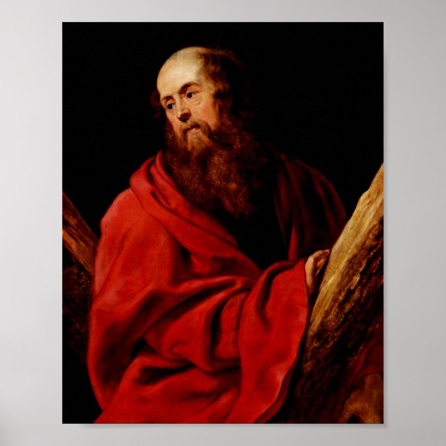 Saint Andrew by Peter Paul Rubens Poster (Front)