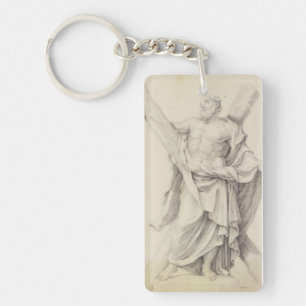Saint Andrew one of 12 Apostles Key Ring