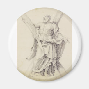 Saint Andrew one of 12 Apostles Magnet
