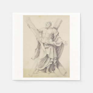 Saint Andrew one of 12 Apostles Napkin