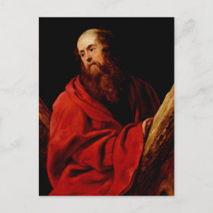 Saint Andrew Peter Paul Rubens Apostle Series Postcard