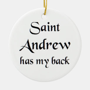 saint andrew T-Shirt Ceramic Tree Decoration