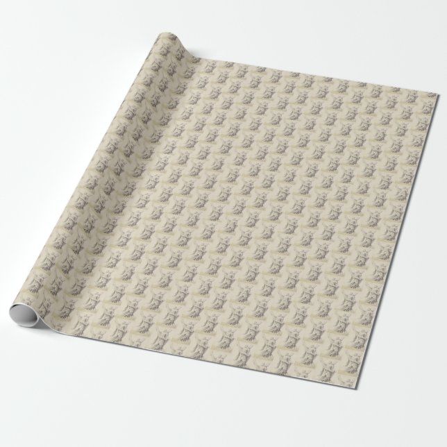 Saint Andrew the Apostle First‑Called Disciple Wrapping Paper (Unrolled)