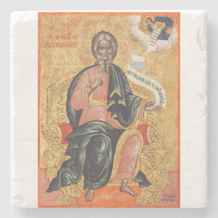 Saint Andrew the Apostle Orthodox icon Stone Coaster