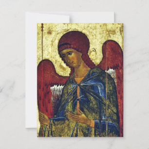 Saint Angel Gabriel Orthodox Icon Postcard