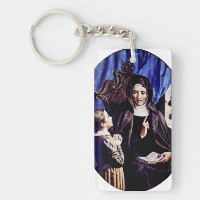 Saint Angela Merici Virgin and foundress Key Ring (Front)