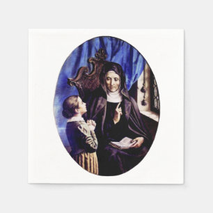 Saint Angela Merici Virgin and foundress Napkin