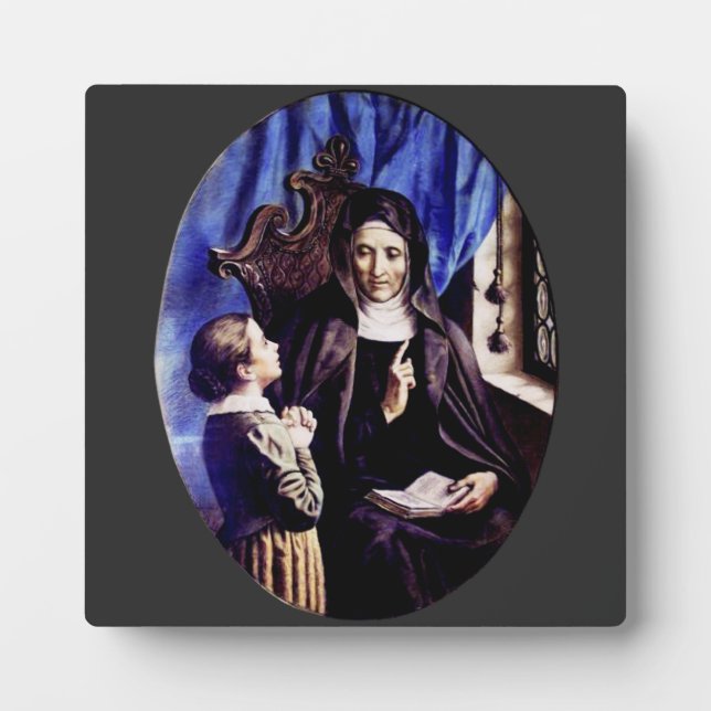 Saint Angela Merici Virgin and foundress Plaque (Front)