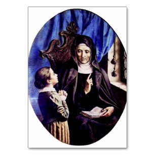 Saint Angela Merici Virgin and foundress Table Number
