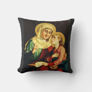 Saint Ann and Virgin Mary Cushion