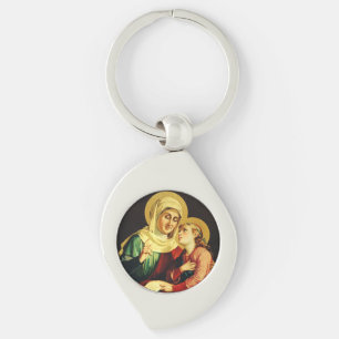 Saint Ann and Virgin Mary Key Ring